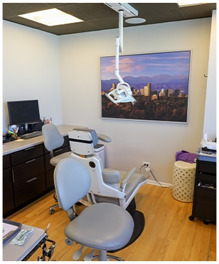 Dental treatment room in Lakewood
